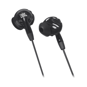 JBL Inspire 500 - Black - In-Ear Wireless Sport Headphones - Detailshot 1