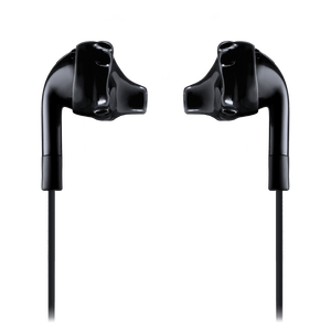 Inspire® 100 - Black - In-the-ear, sport earphones feature TwistLock® Technology - Front