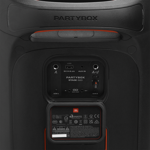 JBL PartyBox Stage 320 - Black UK - Portable party speaker with wheels - Detailshot 4