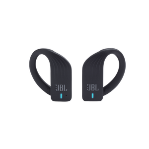 JBL Endurance PEAK - Black - Waterproof True Wireless In-Ear Sport Headphones - Front