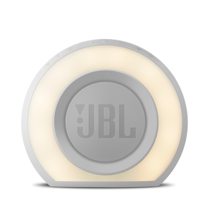 JBL Horizon - White - Bluetooth clock radio with USB charging and ambient light - Back