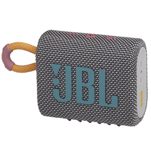 JBL Go 3 - Grey - Portable Waterproof Speaker - Hero