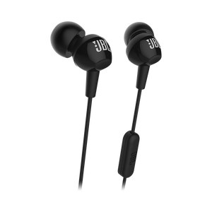 C150SI - Black - JBL C150SI In Ear Headphones - Hero