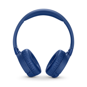 JBL Tune 600BTNC - Blue - Wireless, on-ear, active noise-cancelling headphones. - Front