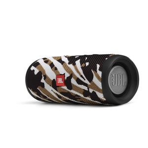 JBL Flip 5 - BlackWhite/Brown Camo - Portable Waterproof Speaker - Detailshot 1