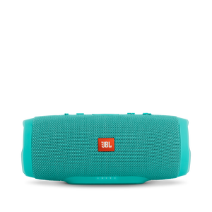 JBL Charge 3 - Teal - Full-featured waterproof portable speaker with high-capacity battery to charge your devices - Front