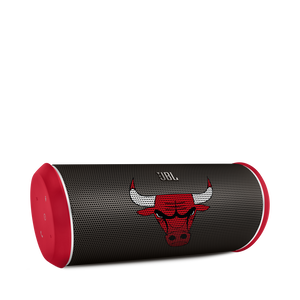JBL Flip 2 NBA Edition - Bulls - Red - Portable Bluetooth Speaker with Microphone & USB Charging - Hero
