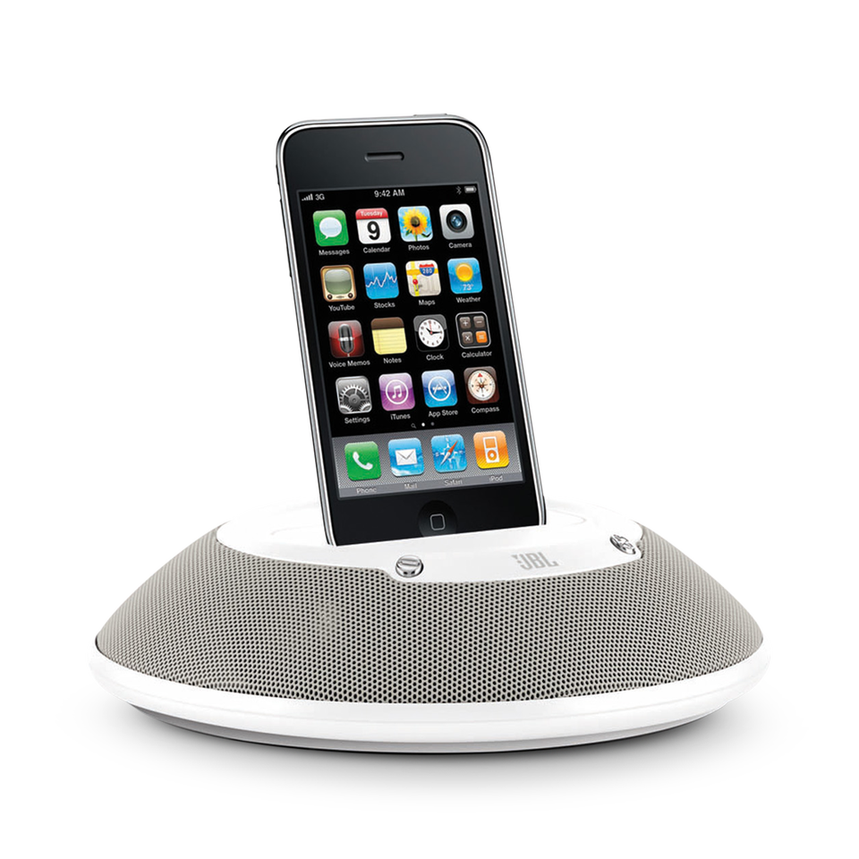 ON STAGE MICRO 2 - White - Portable Loudspeaker for iPhone and iPod - Hero