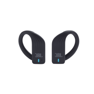 JBL Endurance PEAK - Black - Waterproof True Wireless In-Ear Sport Headphones - Front
