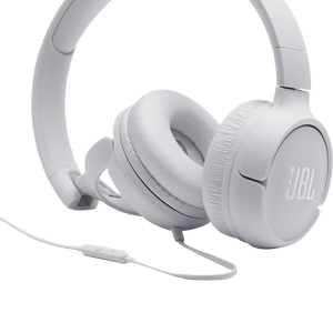 JBL Tune 500 - White - Wired on-ear headphones - Detailshot 3