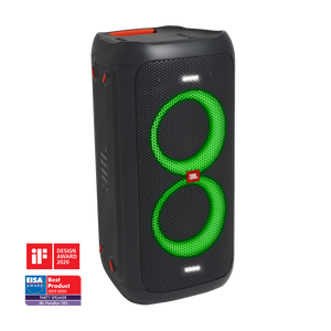 JBL PartyBox 100 - Black - Powerful portable Bluetooth party speaker with dynamic light show - Hero