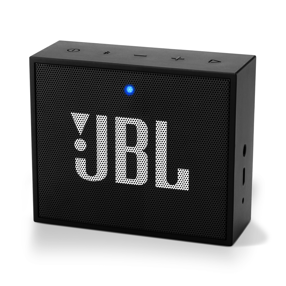 JBL GO+ - Black - Portable Bluetooth® Speaker - Hero
