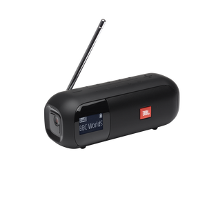 JBL Tuner 2 - Black - Portable DAB/DAB+/FM radio with Bluetooth - Hero