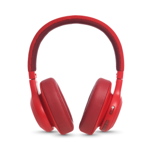 JBL E55BT - Red - Wireless over-ear headphones - Detailshot 4