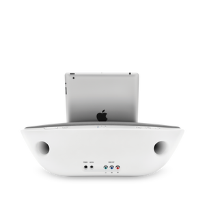 JBL OnBeat Venue - White - Wireless Bluetooth Speaker Dock for iPod/iPad/iPhone - Detailshot 2