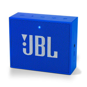 JBL GO+ - Blue - Portable Bluetooth® Speaker - Hero