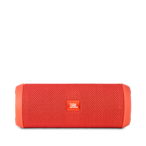 JBL Flip 3 - Orange - Splashproof portable Bluetooth speaker with powerful sound and speakerphone technology - Front