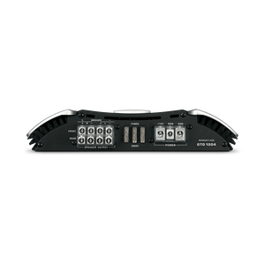GRAND TOURING GTO 1004 - Black - 600-Watt 4-Channel Full-Range Amplifier (100W RMS x 4 Channels at 4 Ohms) - Detailshot 1