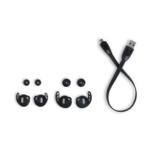 Under Armour® True Wireless Flash – Engineered by JBL® - Black - Truely wireless sport headphones for your every run, with JBL technology and sound. - Detailshot 5