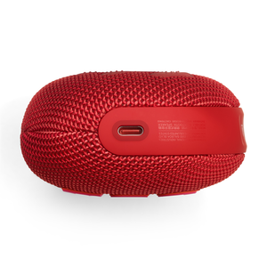 JBL Clip 5 - Red - Ultra-portable waterproof speaker - Bottom