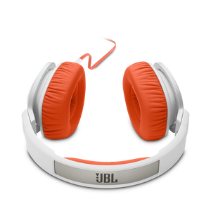J88a - Orange - Premium Over-Ear Headphones for Android Devices - Detailshot 3