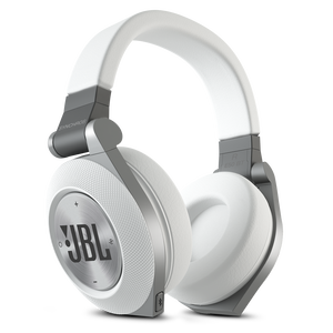 Synchros E50BT - White - Over-ear, Bluetooth headphones with ShareMe music sharing - Hero