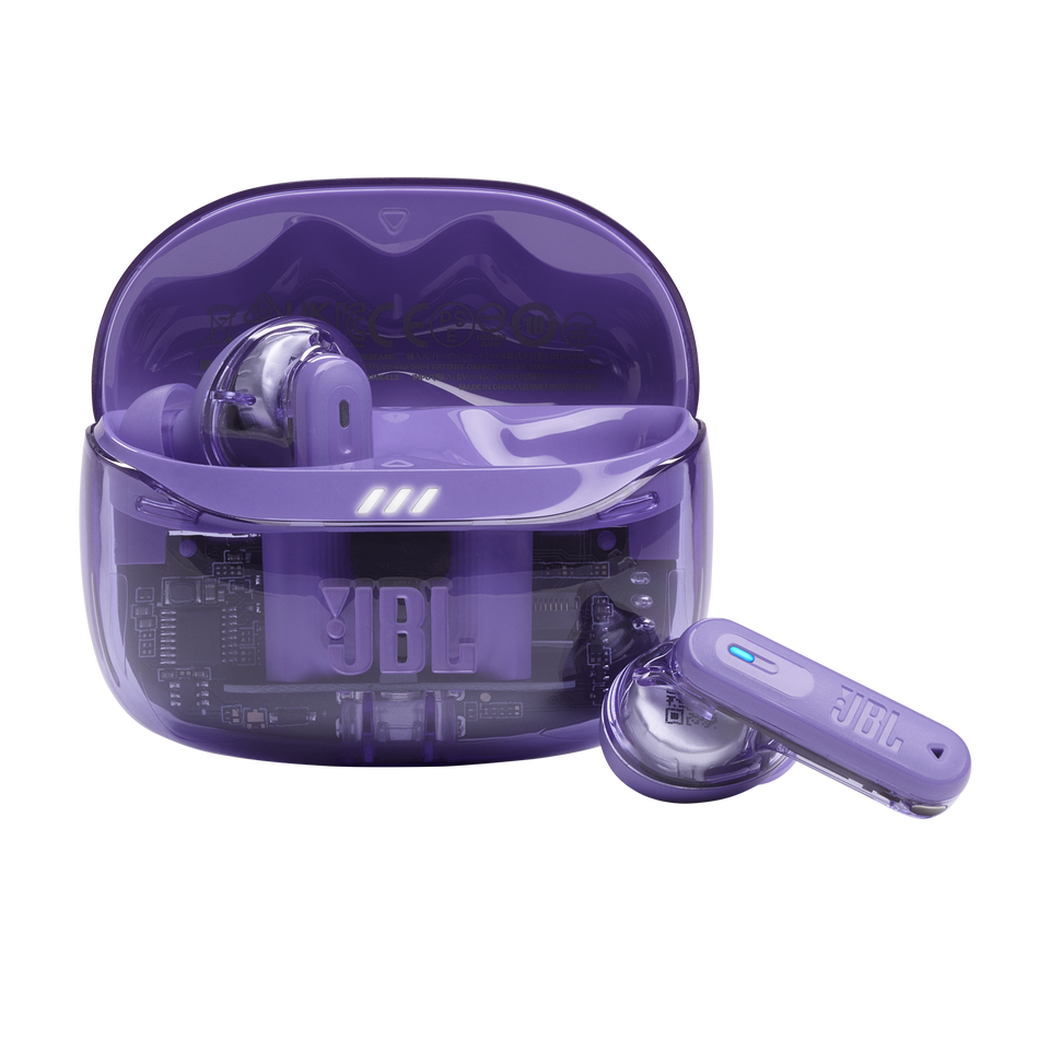 JBL Tune Beam 2 Ghost Edition - Ghost Mauve - True Wireless Noise Cancelling Earbuds - Hero