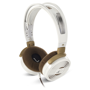 Tim McGraw On Ear Headphones - Gold/White - High-performance On-Ear Headphones designed by Tim McGraw - Hero