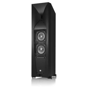 Studio 590 - Black - Professional-quality 250-watt Floorstanding Speaker - Detailshot 1