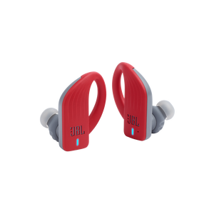 JBL Endurance PEAK - Red - Waterproof True Wireless In-Ear Sport Headphones - Detailshot 3