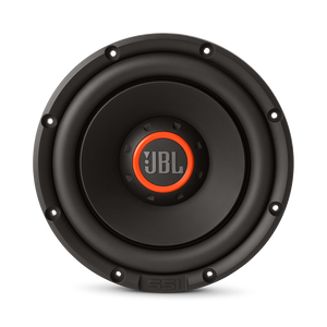 S3-1224 - Black - 12" (300mm) high-performance car audio subwoofer - Front