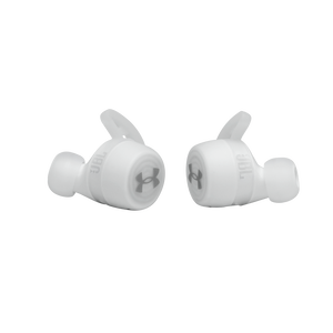 UA True Wireless Streak - White - Ultra-compact In-Ear Sport Headphones - Detailshot 2