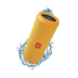JBL Flip 3 - Yellow - Splashproof portable Bluetooth speaker with powerful sound and speakerphone technology - Hero