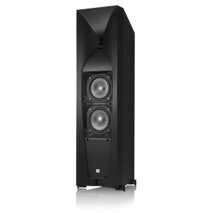Studio 590 - Black - Professional-quality 250-watt Floorstanding Speaker - Detailshot 1