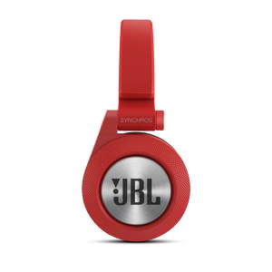 Synchros E40BT - Red - On-ear, Bluetooth headphones with ShareMe music sharing - Detailshot 2