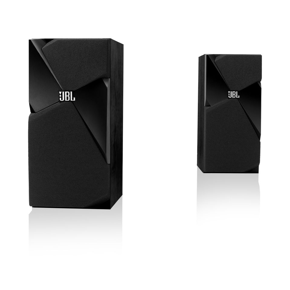 Studio 130 - Black - Stylish & Compact 2-way Bookshelf Speakers - Hero