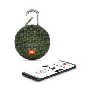JBL Clip 3 - Forest Green - Portable Bluetooth® speaker - Detailshot 1