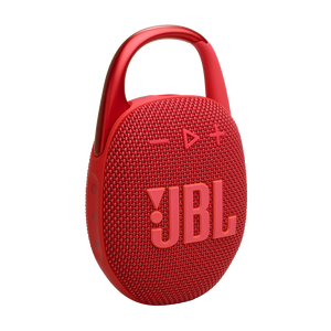 JBL Clip 5 - Red - Ultra-portable waterproof speaker - Hero