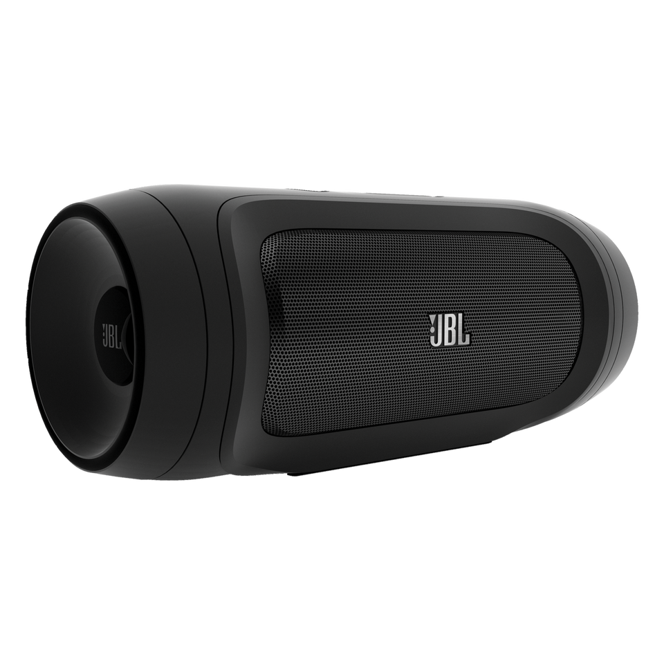 JBL Charge - Black - Portable Wireless Bluetooth Speaker with USB Charger - Hero