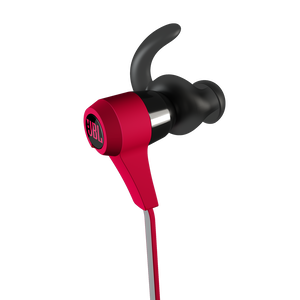 Synchros Reflect BT - Red - Lightest Bluetooth Sport Earphones - Detailshot 2