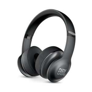 JBL®  Everest™ 300 - Black - On-ear Wireless Headphones - Hero