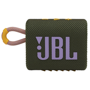 JBL Go 3 - Green - Portable Waterproof Speaker - Front