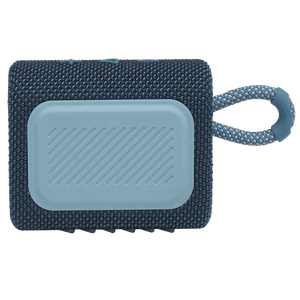 JBL Go 3 - Blue - Portable Waterproof Speaker - Back