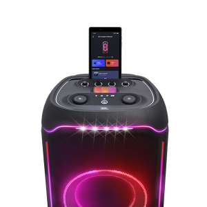 JBL PartyBox Ultimate - Black - Massive party speaker with powerful sound, multi-dimensional lightshow, and splashproof design. - Detailshot 2
