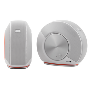 JBL Pebbles - White - Plug and play 2.0 audio system - Detailshot 1