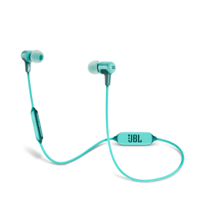 E25BT - Teal - Wireless in-ear headphones - Hero