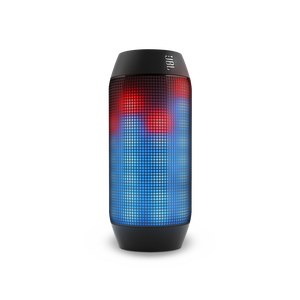 JBL Pulse - Black - Wireless speaker with 10-hour battery, Bluetooth and custom LED light show. - Hero