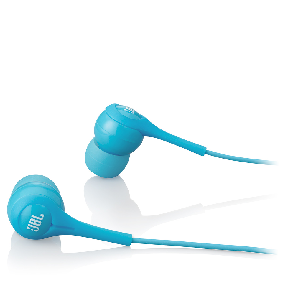 JBL Tempo In-Ear - Blue - In-ear headphones with high-performance drivers for
clear, powerful sound - Hero