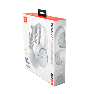 JBL Tune 660NC - White - Wireless, on-ear, active noise-cancelling headphones. - Detailshot 10