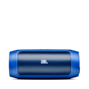 JBL Charge 2 - Blue - Portable Bluetooth speaker with massive battery to charge your devices - Front
